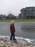 Is het ijs echt wel sterk genoeg?